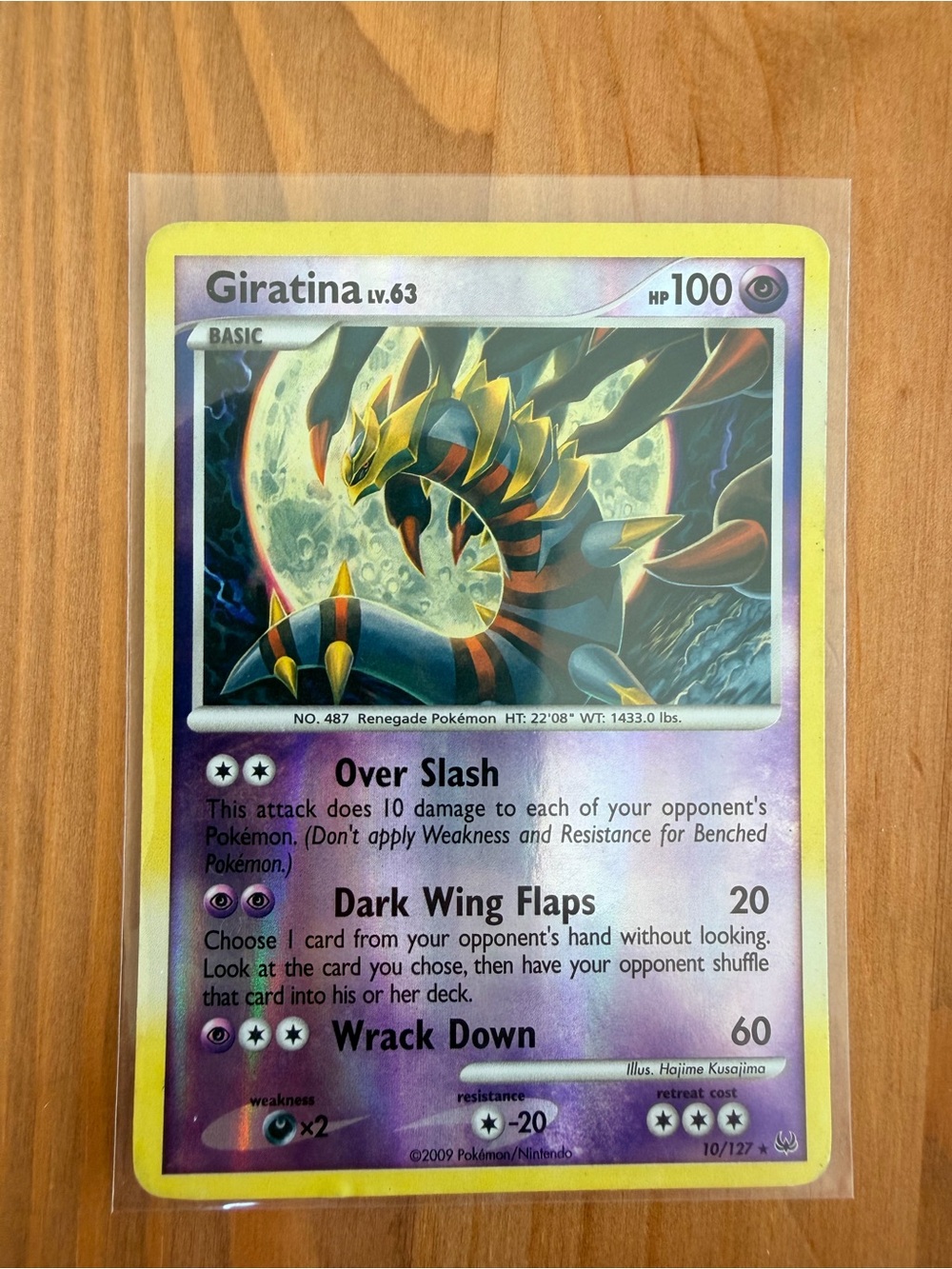 Giratina 10/127 Reverse Holo Pokemon Card